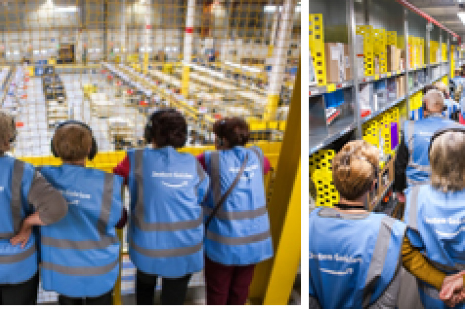 Fot. materiały prasowe Amazon "od kuchni" - można zwiedzić centra logistyczne firmy