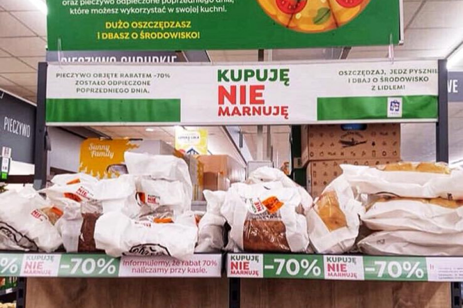 fot. Facebook Lidl testuje półkę "Kupuję, nie marnuję"