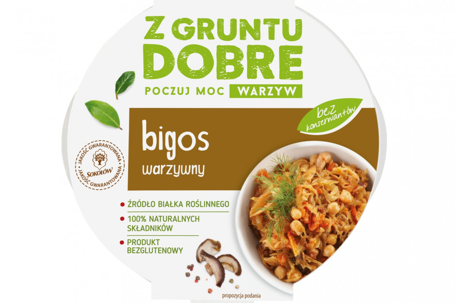 Fot. materiały prasowe Sokołów poszerza bezmięsną linię „Z gruntu dobre” o dania gotowe