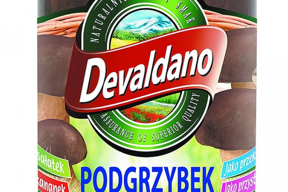 Fot. materiały prasowe Podgrzybek marynowany marki Devaldano