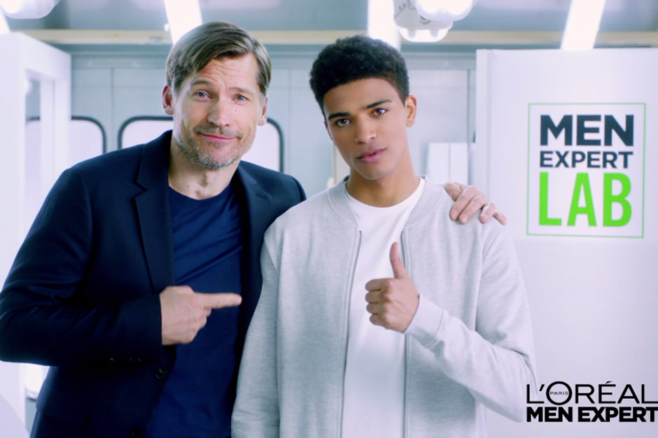 Fot. materiały prasowe Nikolaj Coster-Waldau w kampanii L’Oréal