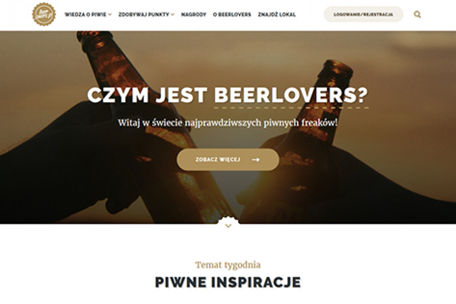 Fot. materiały prasowe Kompania Piwowarska promuje serwis Beerlovers.pl