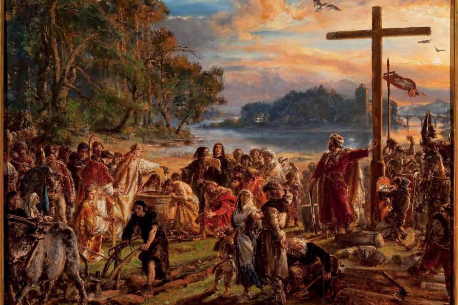 Fot. za Wikipedia (Jan Matejko, ,,Chrzest Polski") Święto Chrztu Polski nie będzie dniem wolnym od pracy