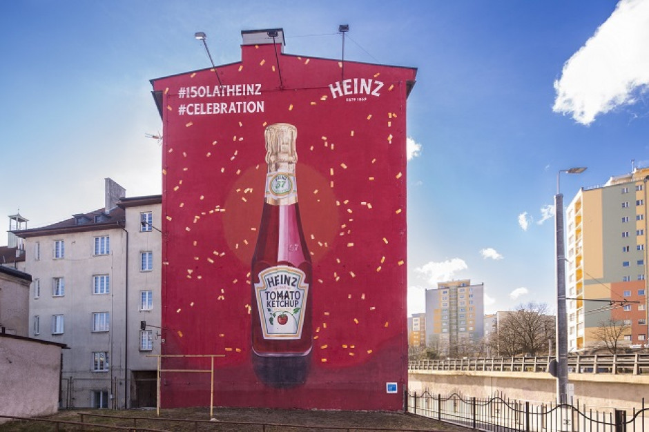 Mural Heinz w Gdyni, fot. materiały prasowe Urodzinowe murale marki Heinz