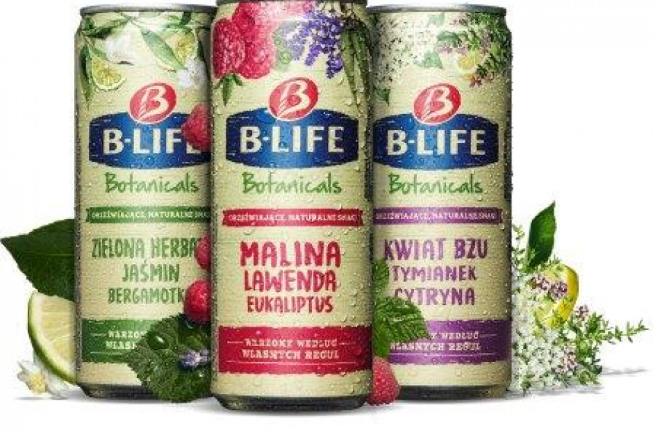 Fot. materiały prasowe Kompania Piwowarska stawia z warzonym napojem botanicznym B-life Botanicals