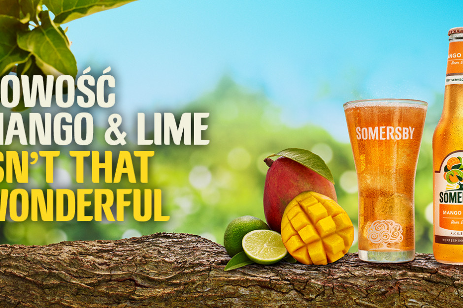 Fot. materiały prasowe Somersby Mango & Lime z reklamowym wsparciem