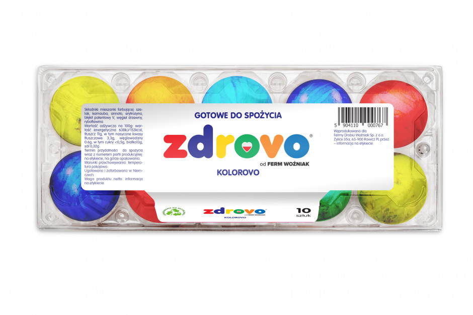 Fot. materiały prasowe Fermy Woźniak: Gotowe do spożycia jaja w kolorowych skorupach to odpowiedź na trend convenience