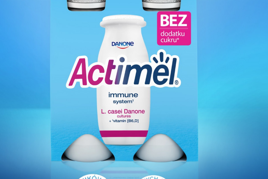 Nowy Actimel bez dodatku cukru
