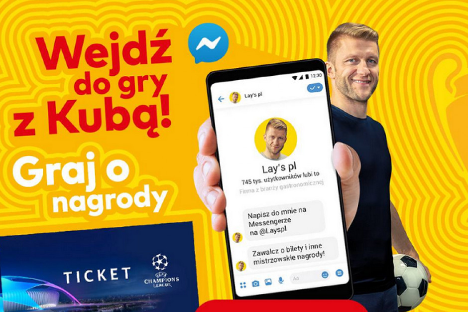 Fot. materiały prasowe Kuba Błaszczykowski promuje konkurs marki Lay's