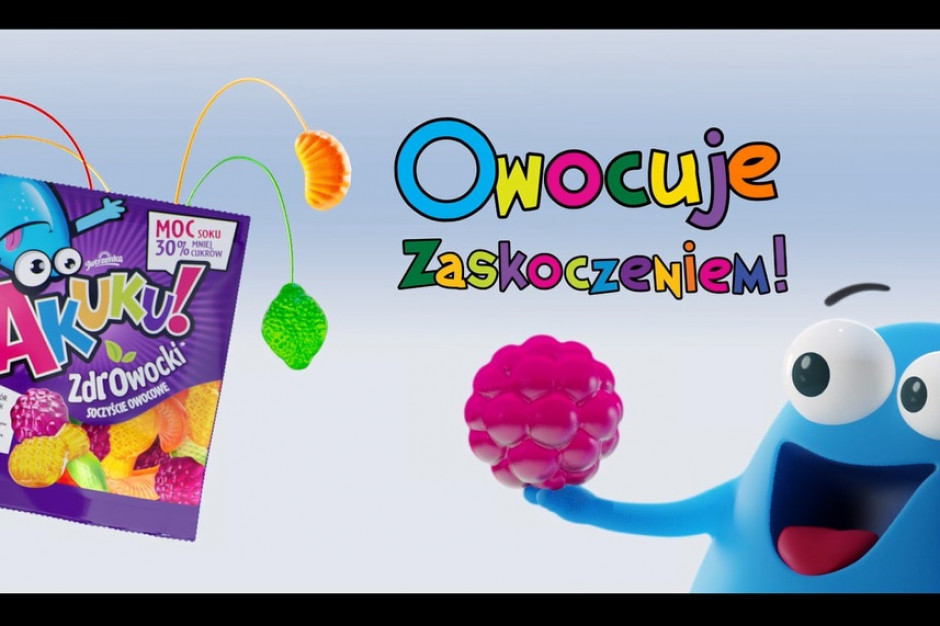 fot. materiały prasowe „Akuku! Owocuje zaskoczeniem" z nową kampanią w telewizji