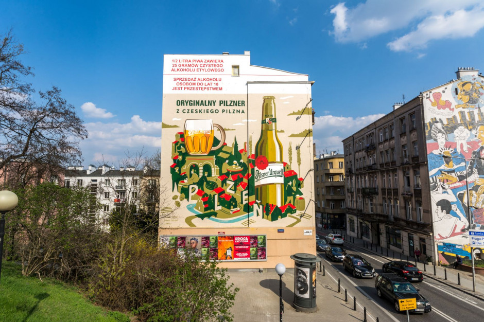 Fot. materiały prasowe Pilsner z kampanią outdoorową w Warszawie i Krakowie
