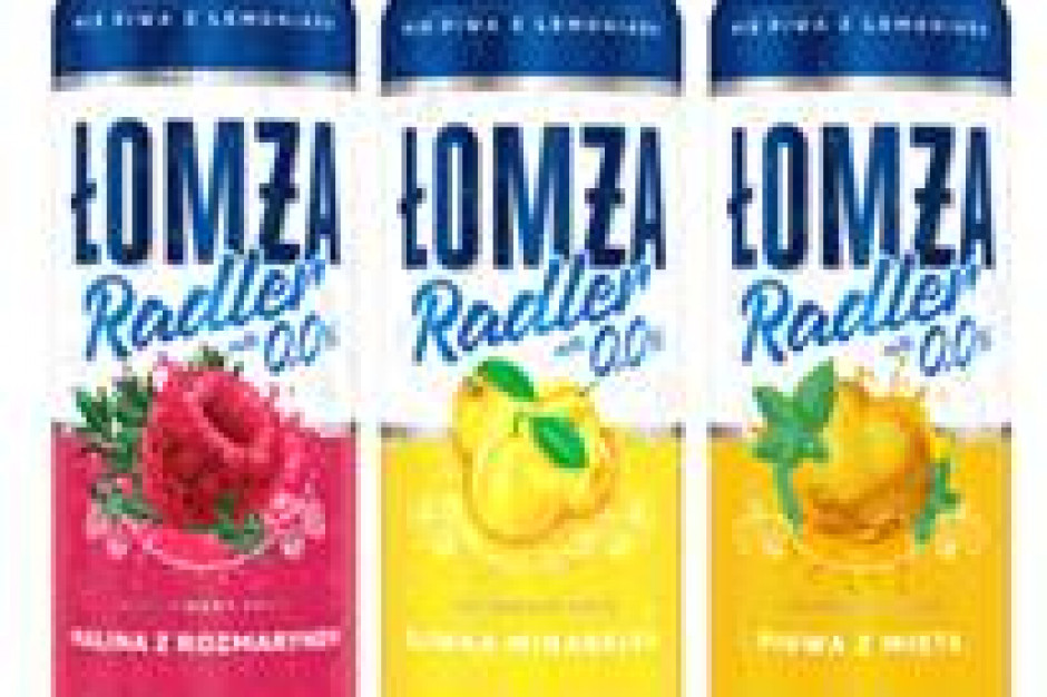 Owocowe smaki Łomża Radler