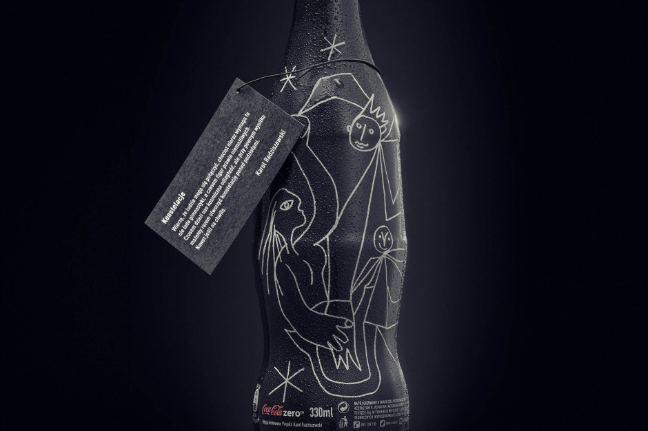 Karol Radziszewski zaprojektował butelkę dla Coca-Coli