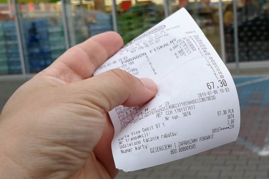 Fot. materiały prasowe Badanie: Polacy podzieleni w kwestii zabierania paragonów