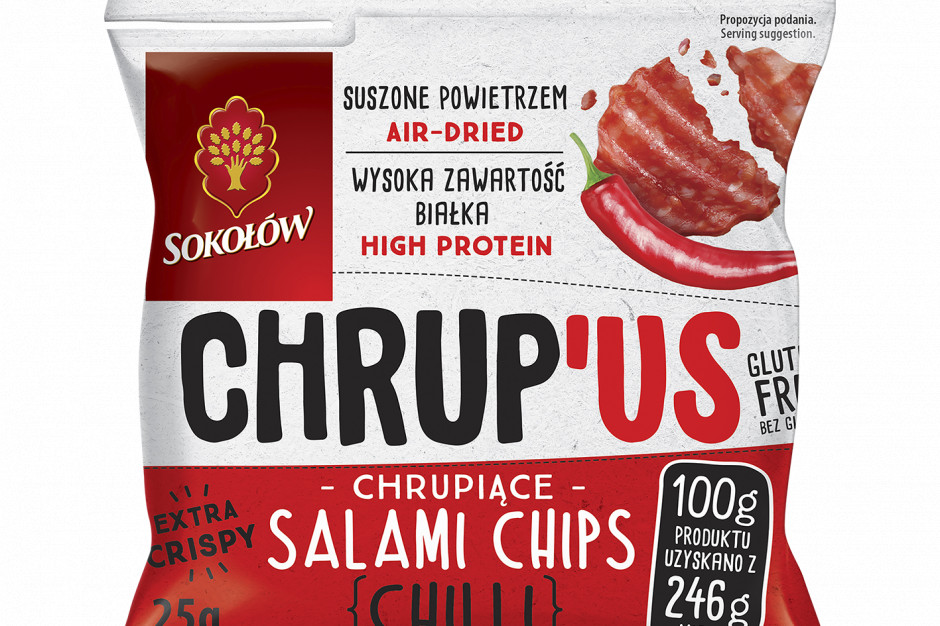 Salami Chips - nowa przekąska od marki Sokołów
