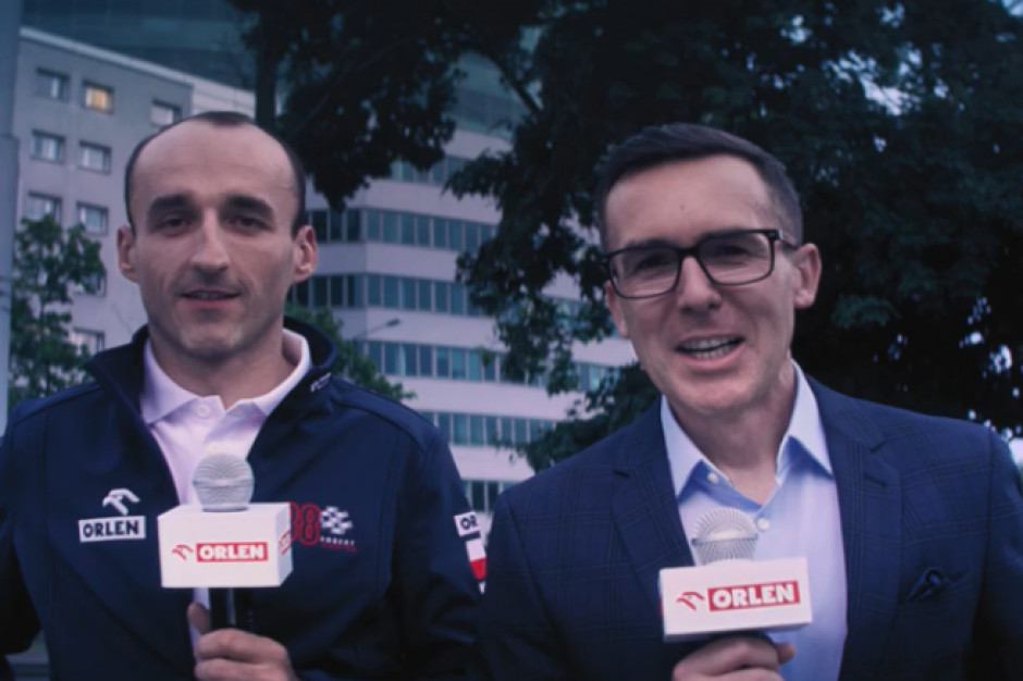 Robert Kubica i Maciej Kurzajewski w kampanii loterii Orlenu
