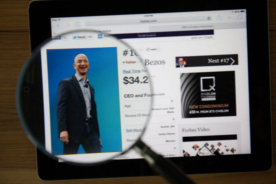 Fot. Shutterstock.com Jeff Bezos w trzy dni sprzedał akcje Amazona o wartości 1,8 mld dol