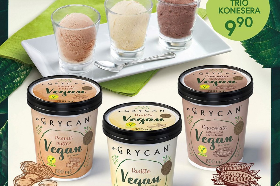 Kolejne wegańskie lody marki Grycan, w wersji kremowej