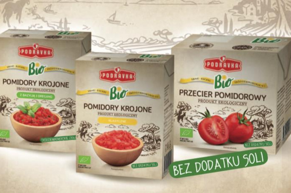 Fot. materiały prasowe Trzy produkty BIO z pomidorami od Podravki
