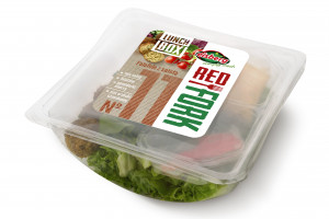 Lunch Box Red Fork - falafele z sałatą marki Eisberg