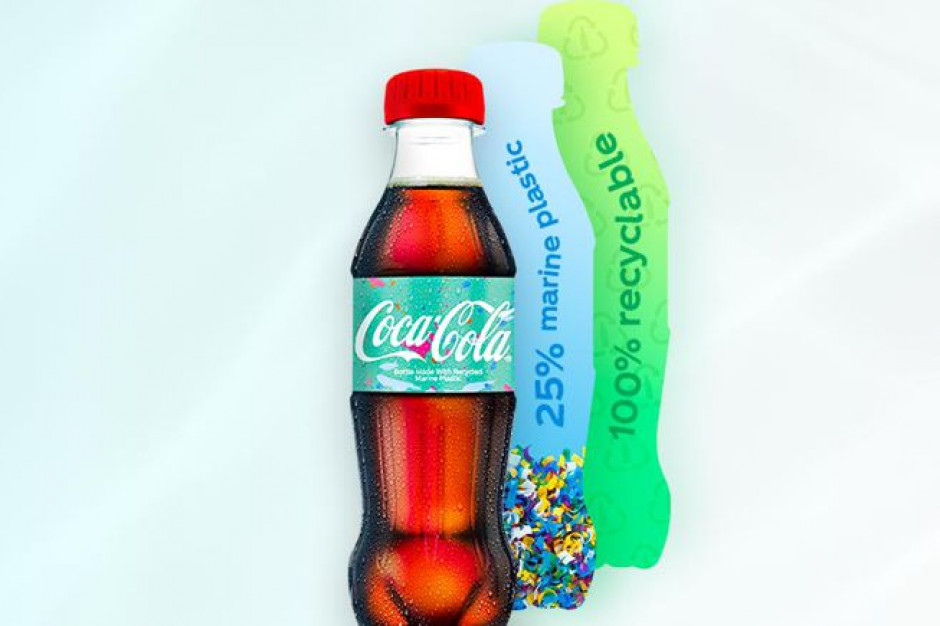 Coca-Cola wprowadzi do obiegu butelkę wyprodukowaną z plastiku wyłowionego z oceanów