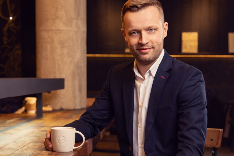 Na zdj. Mateusz Sielecki, fot. mat. pras. Mateusz Sielecki szefem Starbucks na Europę Centralną