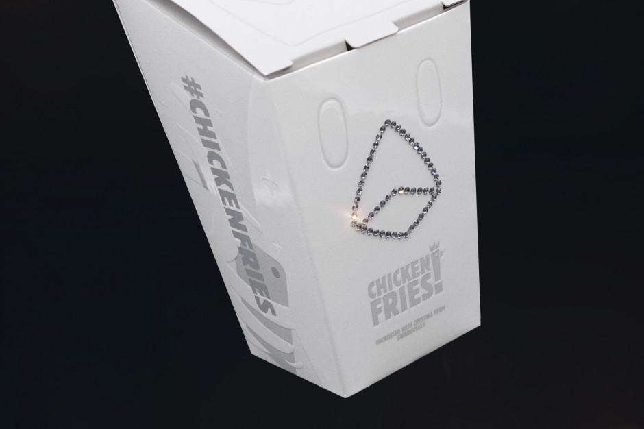 Fot. materiały prasowe Pudełka Chicken Fries Burger King wysadzane kryształami hitem sprzedaży