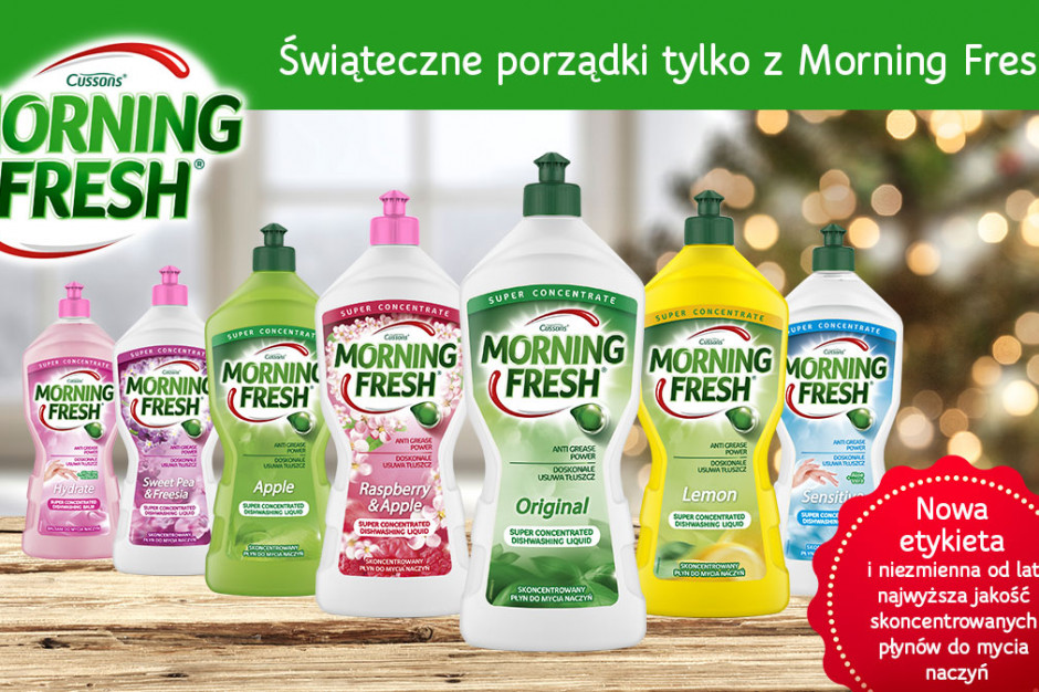 Fot. materiały prasowe Płyny Morning Fresh z nową etykietą