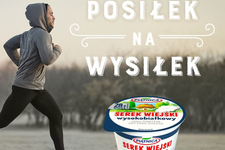 Fot. materiały prasowe OSM Piątnica z nową kampanią promującą serek wysokobiałkowy