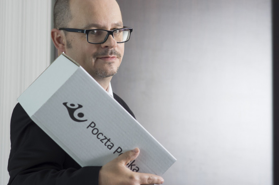 Przemysław Sypniewski, prezes zarządu, Poczta Polska, fot. materiały prasowe Poczta Polska inwestuje w automaty paczkowe i punkty odbioru. Cel: pozycja lidera