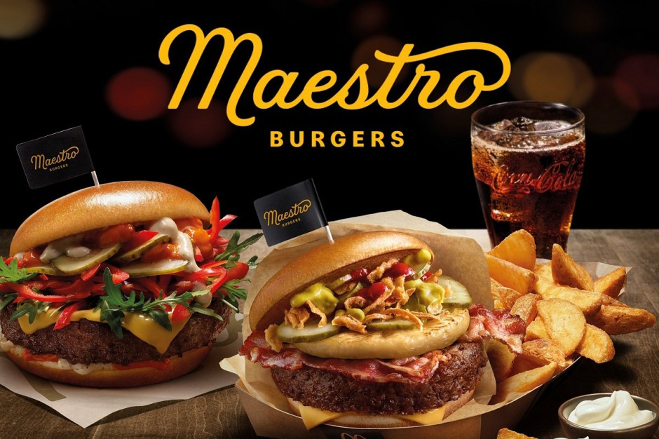 Linia burgerów Maestro to gwiazda w restauracjach McDonald’s, fot. materiały prasowe Tomasz Karolak i Katarzyna Zielińska reklamują burgery McDonald’s