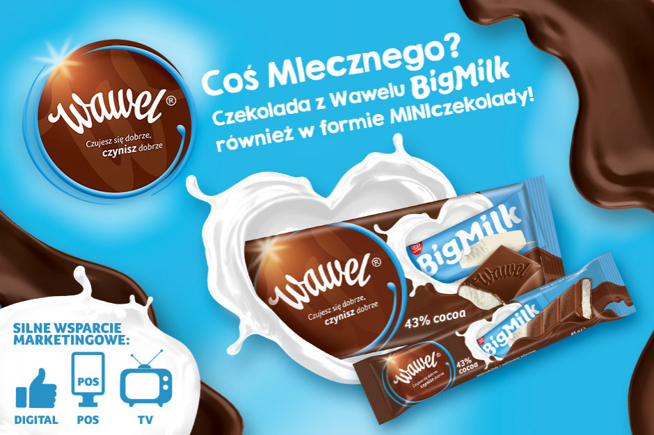 fot. materiały prasowe Czekolada z Wawelu Big Milk