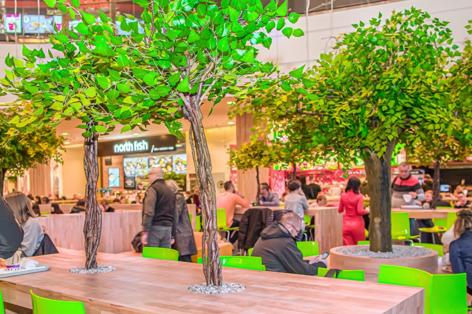 Food court dysponuje 404 miejscami, fot. materiały prasowe CH Ogrody z nową strefą restauracyjną