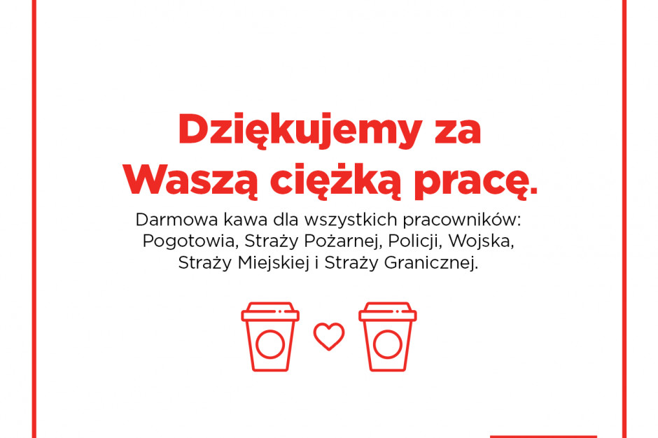 fot. materiały prasowe Circle K z darmową kawą dla służb ratowniczych