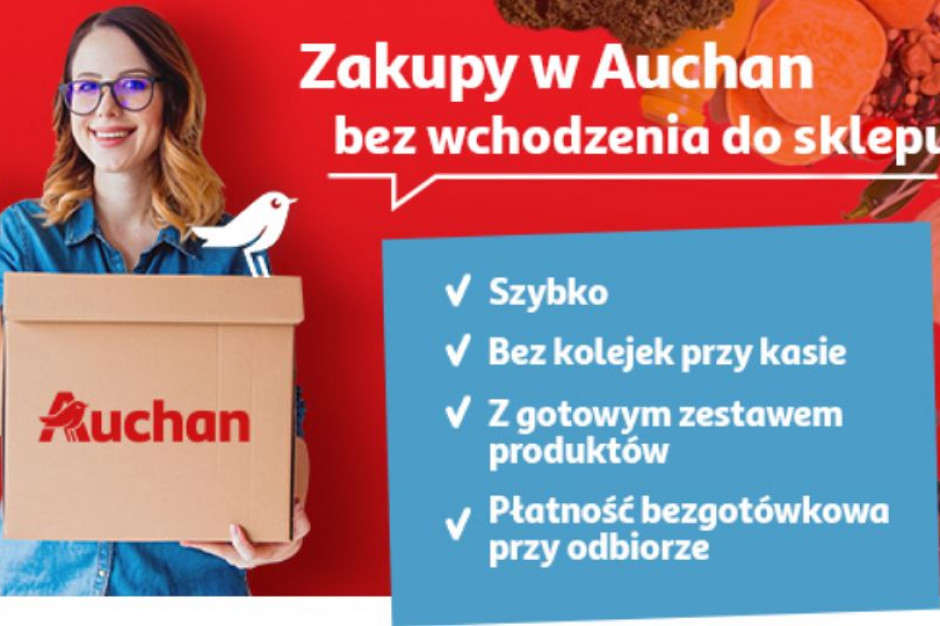 Auchan odpowiada na potrzeby rynku, fot. mat. pras. Auchan wprowadza usługę "rezerwacja zestawów"