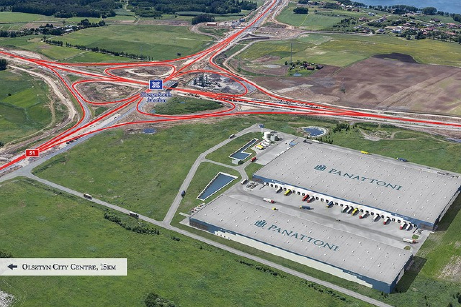 Panattoni Park Olsztyn, fot. materiały prasowe Amerykańska firma z branży recyklingu tekstyliów wynajmuje magazyn w Parku Olsztyn