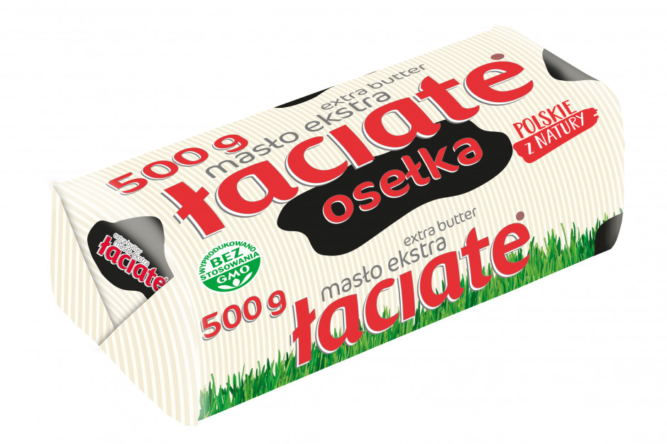 fot. Mlekpol Większe gramatury masła osełka Łaciate