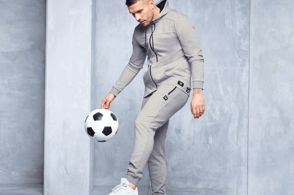 Łukasz Podolski był piłkarzem reprezentacji Niemiec, fot. mat.pras. Aldi z kolekcją odzieży od Łukasza Podolskiego
