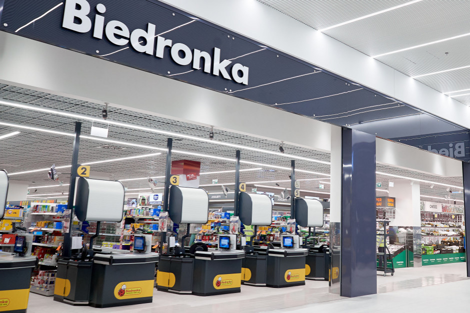 Na zdj. sklep sieci Biedronka w Galerii Młociny, fot. materiały prasowe JMP Właściciel Biedronki pomimo zawieszenia planu inwestycyjnego deklaruje otwartość na możliwości akwizycyjne