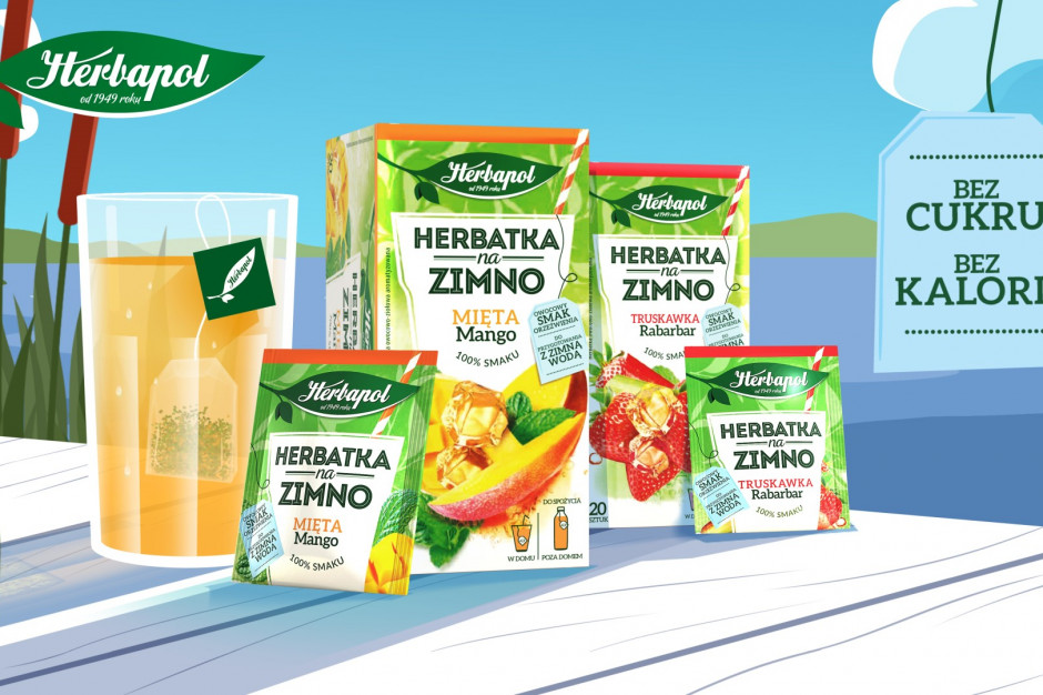 Herbapol realizuje kampanię reklamową promującą herbatki typu cold brew, fot. mat. pras. Herbapol promuje herbatki na zimno