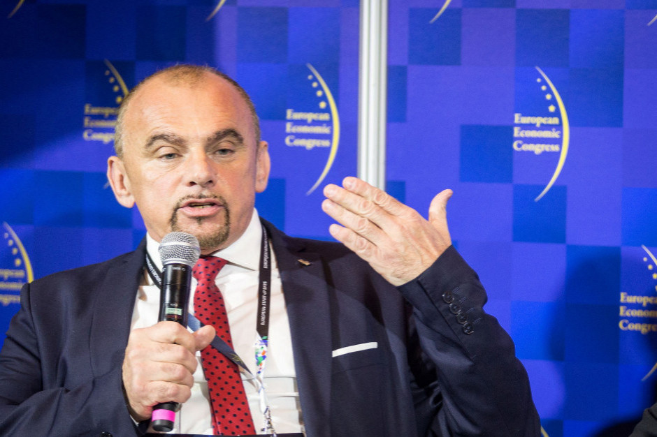 Alfred Bujara zachęca do głosowania na Andrzeja Dudę, fot. PTWP Bujara: Prezydent Duda stoi po stronie pracowników handlu