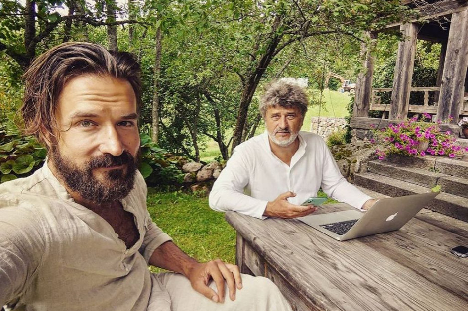 Piotr Stramowski i Janusz Palikot. fot. facebook/JanuszPalikotJP Piotr Stramowski i Katarzyna Warnke inwestują w biznes Janusza Palikota