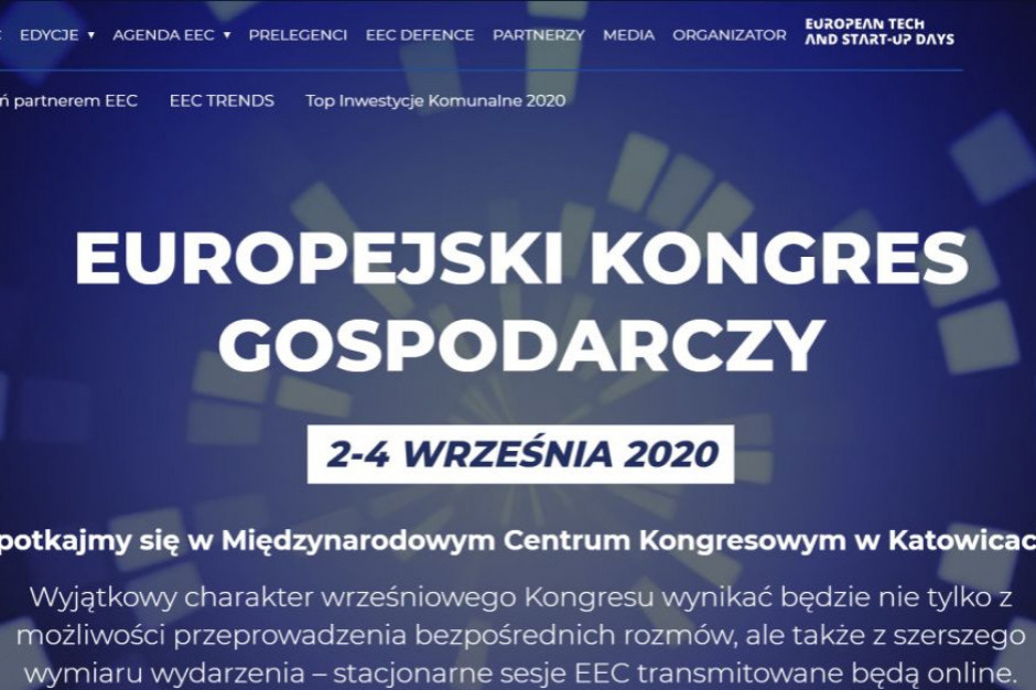 XII Europejski Kongres Gospodarczy już 2-4 września 2020 w MCK w Katowicach/ fot. PTWP XII Europejski Kongres Gospodarczy 2-4 września 2020 w Katowicach. Ruszyła rejestracja!