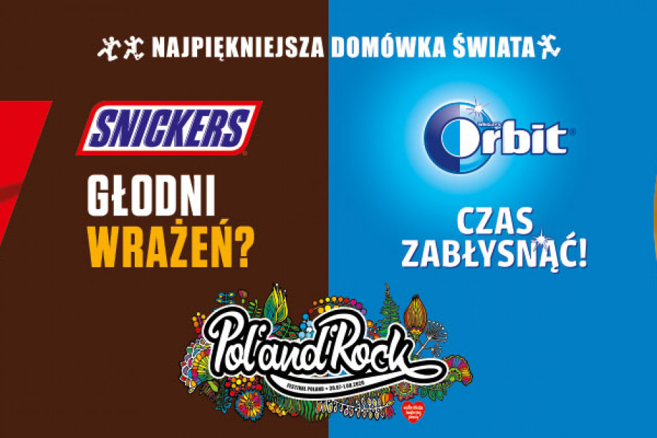 Pol’and’Rock Festival w tym roku w sieci, fot. mat. pras. Orbit i Snickers wśród sponsorów 26. Pol’and’Rock Festival