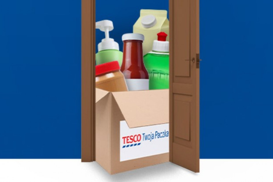 Tesco dostarczy produkty pod drzwi, fot. mat. pras. Tesco Twoja Paczka - nowa usługa sieci