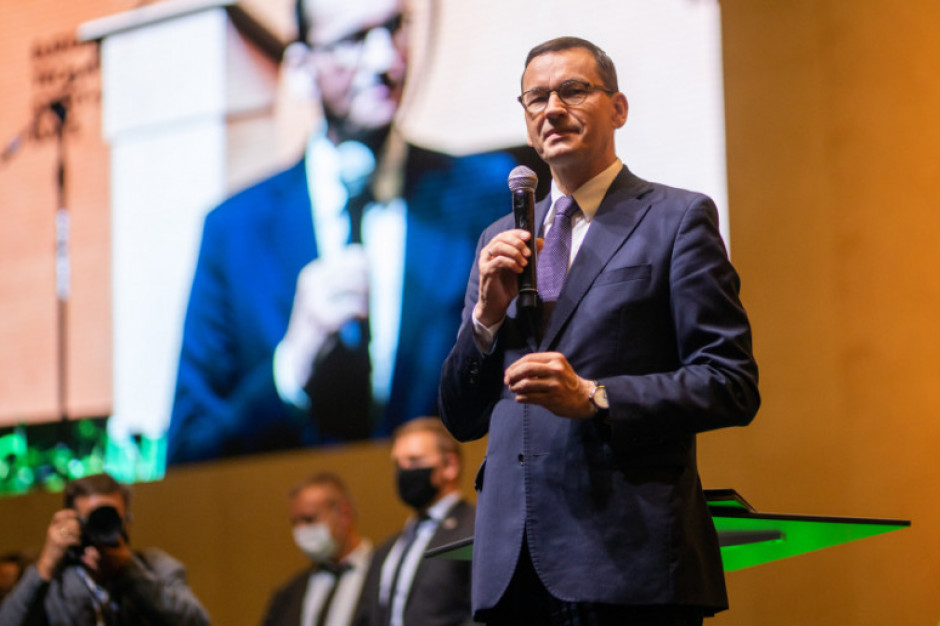 Premier Mateusz Morawiecki odwiedził w czwartek EEC2020 i spotkał się z przedsiębiorcami uczestniczącymi w tym wydarzeniu. PTWP Premier Mateusz Morawiecki na Europejskim Kongresie Gospodarczym