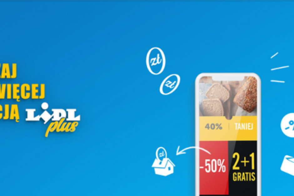 Aplikacja Lidl Plus przekonała konsumentów, fot mat. pras. 6,5 mln użytkowników korzysta z aplikacji Lidl Plus