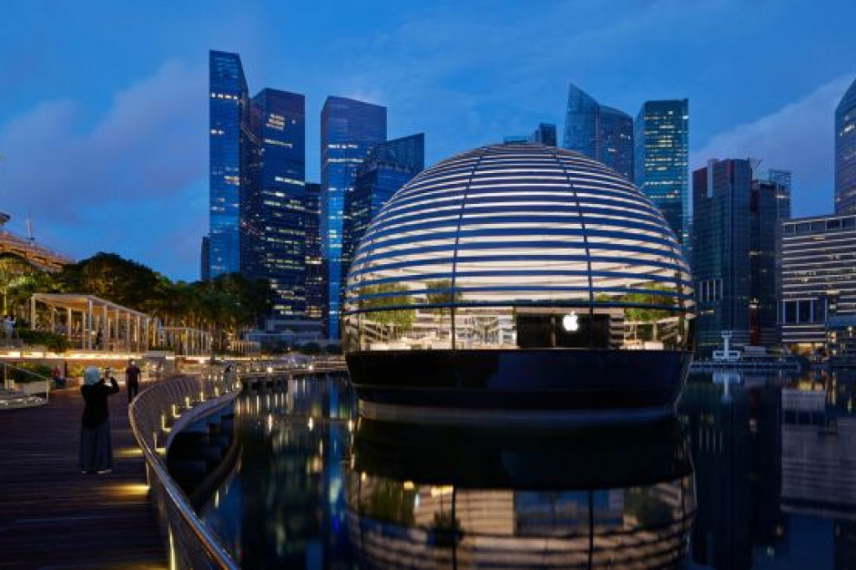 Pływający sklep Apple rusza w Singapurze