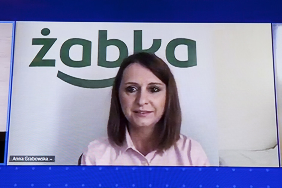 Jak mówiła Anna Grabowska wiceprezes zarządu ds. komercyjnych, Żabka Polska, osoby korzystające z aplikacji mają wyższy poziom satysfakcji z zakupów. Fot. PTWP Żabka Polska na EEC2020: Naszej aplikacji używa już ponad 3,5 mln osób