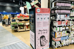 Automaty do uzupełniania kosmetyków stanęły w Carrefour Bio